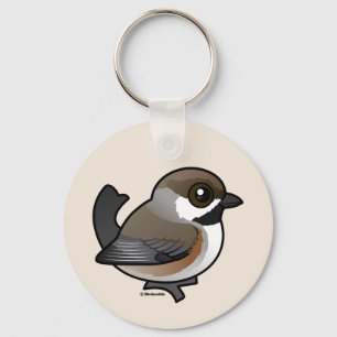 Boreal Chickadee Key Ring