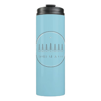 BOREAL & CO Northern Forest Badge Pine North Star Thermal Tumbler