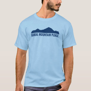 Boreal Mountain California Please T-Shirt