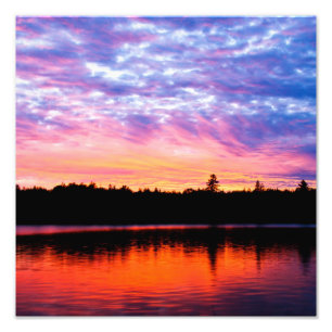 "Boreal Sunset" Landscape Photo Print