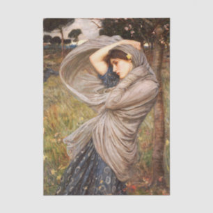 Boreas by John William Waterhouse Tissue Paper