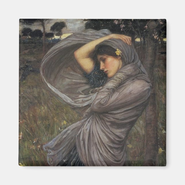 Boreas - John William Waterhouse Magnet (Front)