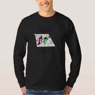 Bored Game Board Game Dice Meeple Cards Role Play  T-Shirt