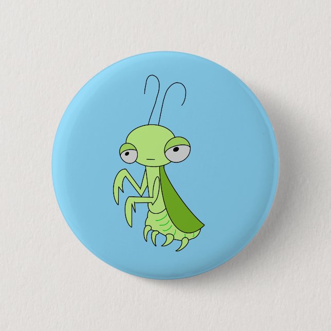 Bored Mantis Button  (Front)
