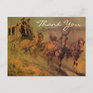 Borein's The Stage Coach Postcard