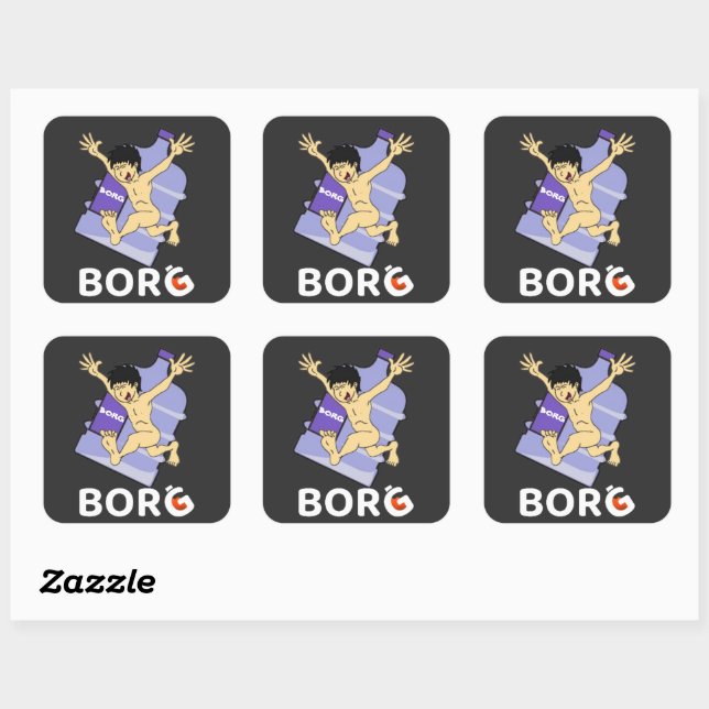 BORG Social Media Cocktail Rave Jug Stickers (Sheet)