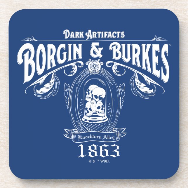BORGIN & BURKES™ Dark Artefacts Store Graphic Coaster (Front)