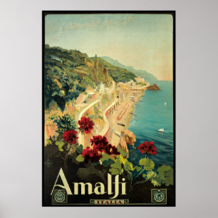 Borgoni Amalfi Campania Italy Poster