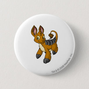 Bori Brown 6 Cm Round Badge