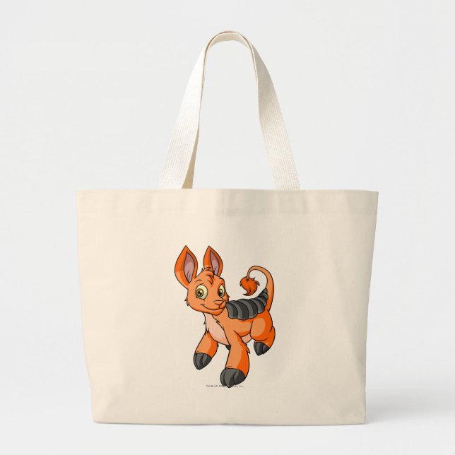 Bori Orange Large Tote Bag (Front)