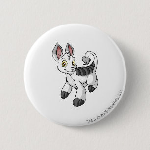 Bori White 6 Cm Round Badge