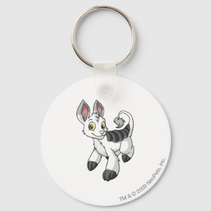 Bori White Key Ring