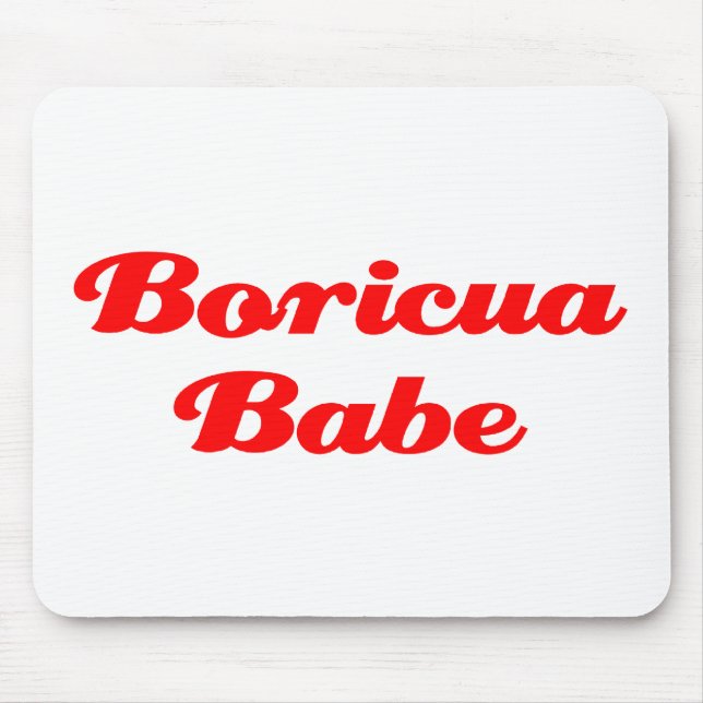 Boricua Babe Mouse Pad (Front)