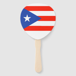 Boricua Bandera Puerto Rican Flag 4José Hand Fan
