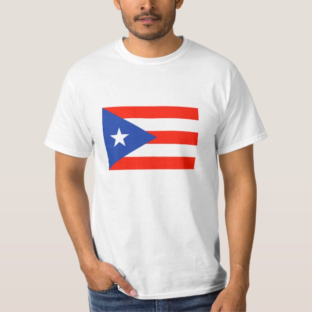 Boricua Banderas Puerto Rican Flag 4Roberto T-Shirt (Front)
