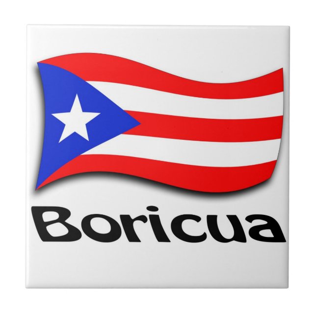 Boricua Ceramic Tile (Front)