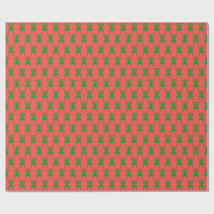 Boricua Coqui Christmas wrapping paper