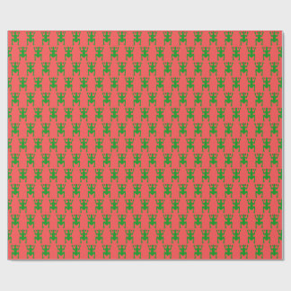 Boricua Coqui Christmas wrapping paper