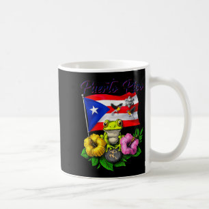 Boricua Coqui Frog Taino Puerto Rico Puerto Rican Coffee Mug