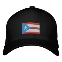 Boricua Flag Embroidered Baseball Cap