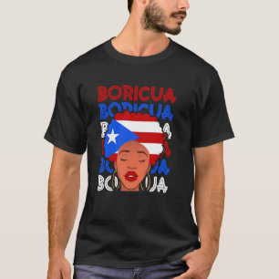 Boricua Latina Proud Puerto Rican Girl Puerto Rico T-Shirt