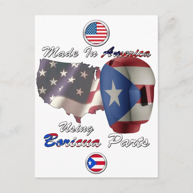 Boricua_Made Postcard (Front)