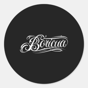 Boricua Puerto Rico Classic Round Sticker