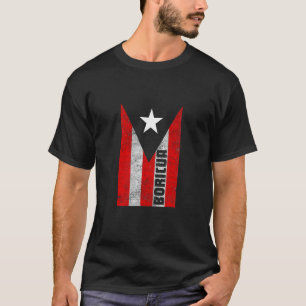 Boricua Puerto Rico Flag Puerto Rican Boriken Bori T-Shirt