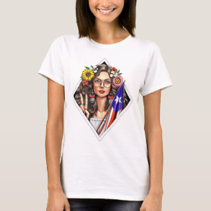 Boricua Puerto Rico Girl T-Shirt