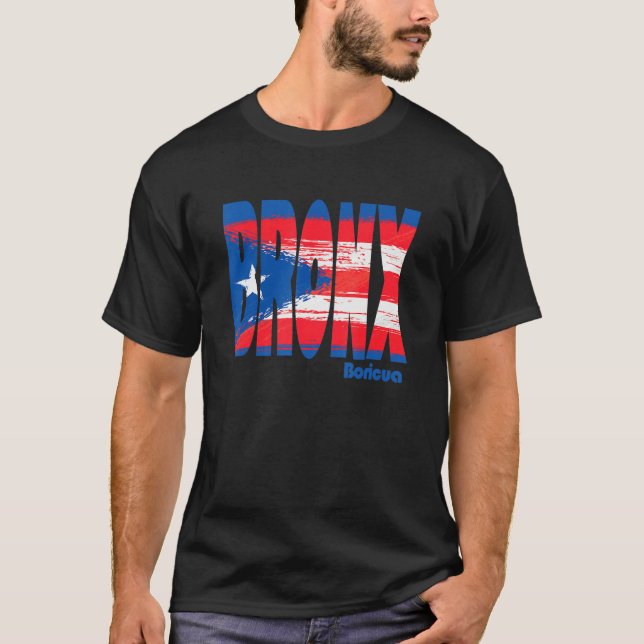 Boricua Roots Puerto Rico Pride PR Bronx Puerto Ri T-Shirt (Front)