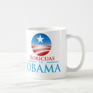 Boricuas for Obama Coffee Mug