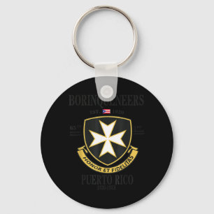 Borinqueneers 65th Infantry Regiment Puerto Rico Key Ring