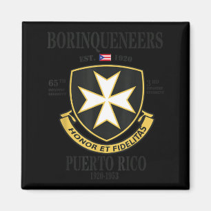 Borinqueneers 65th Infantry Regiment Puerto Rico Magnet