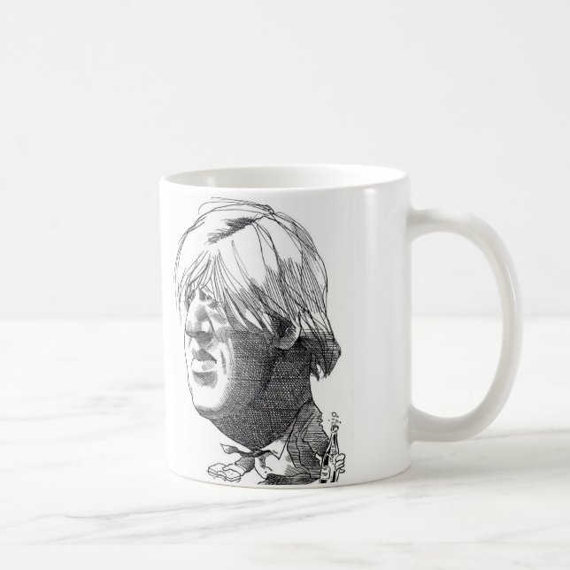 Boris Johnson caricature mug (Right)