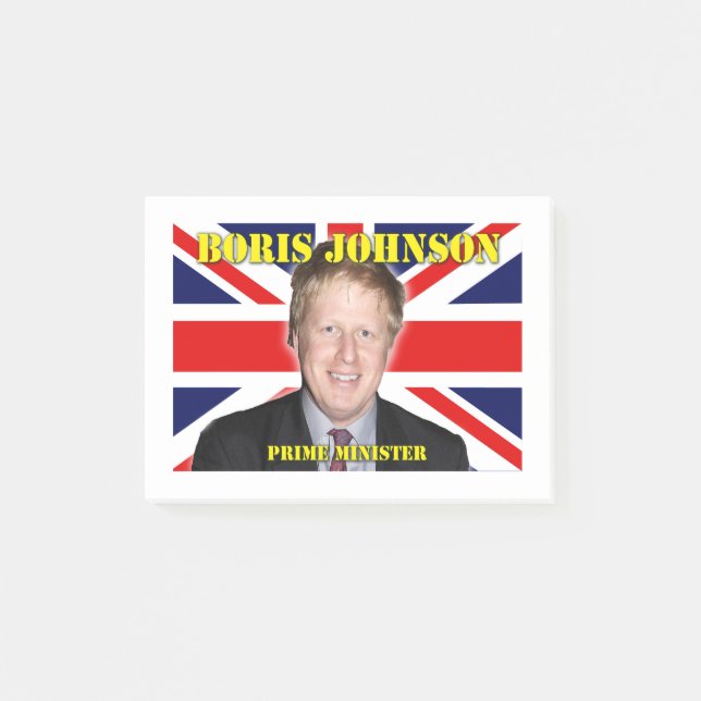 Boris Johnson Prime Minister Post-it Notes (Front)