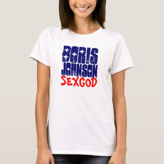 Boris Johnson SEXGOD Ladies Fitted Top