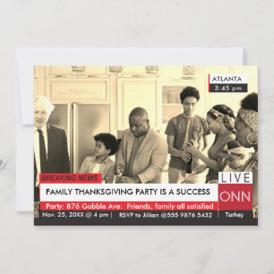 Boris Johnson Thanksgiving Breaking TV News Value Invitation