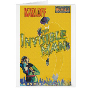 Boris Karloff as The Invisible Man