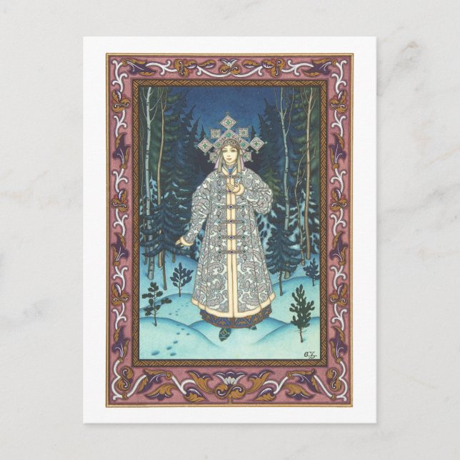 Boris Zvorykin - The Snow Maiden Postcard (Front)
