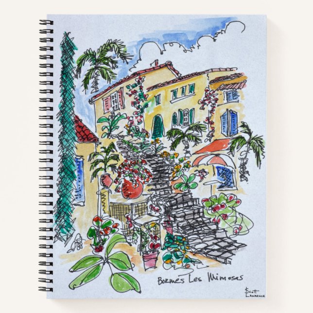 Bormes-les-Mimosas | Provence-alpes-cote d'azur Notebook (Front)