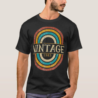Born 1983 Retro Vintage Birthday Gift T-Shirt