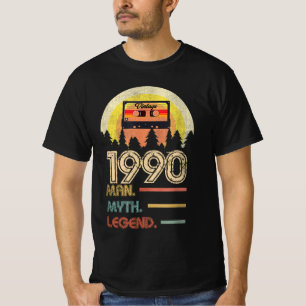 Born 1990 Man Myth Legend Birthday Gifts T-Shirt