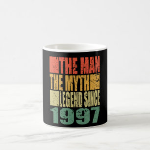 Born 1997 The Man The Myth Birthday Coffee Mug
