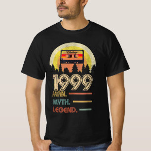 Born 1999 Man Myth Legend Birthday Gifts T-Shirt