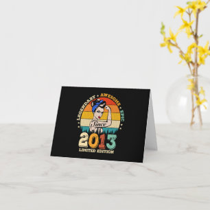 Born 2013 Girl Power Birthday Limited Edition Gift Card