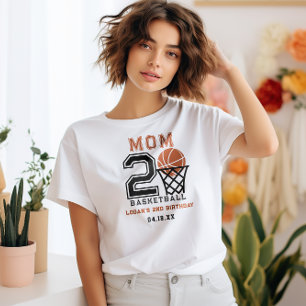 Born 2 Basketball Sports Boy's 2nd Birthday T-Shirt