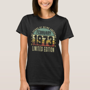 Born 50th Birthday Mens February 1973 Gifts Limite T-Shirt