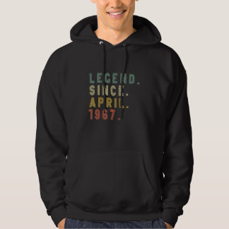 Born 55 Year Old 55th Birthday Retro Legend Since  Hoodie