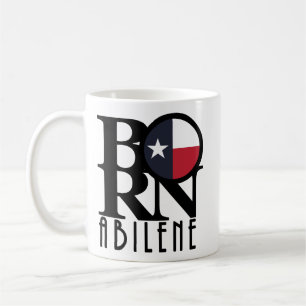 BORN Abilene Trexas 11oz Coffee Mug