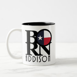 BORN Addison Texas Two-Tone Coffee Mug